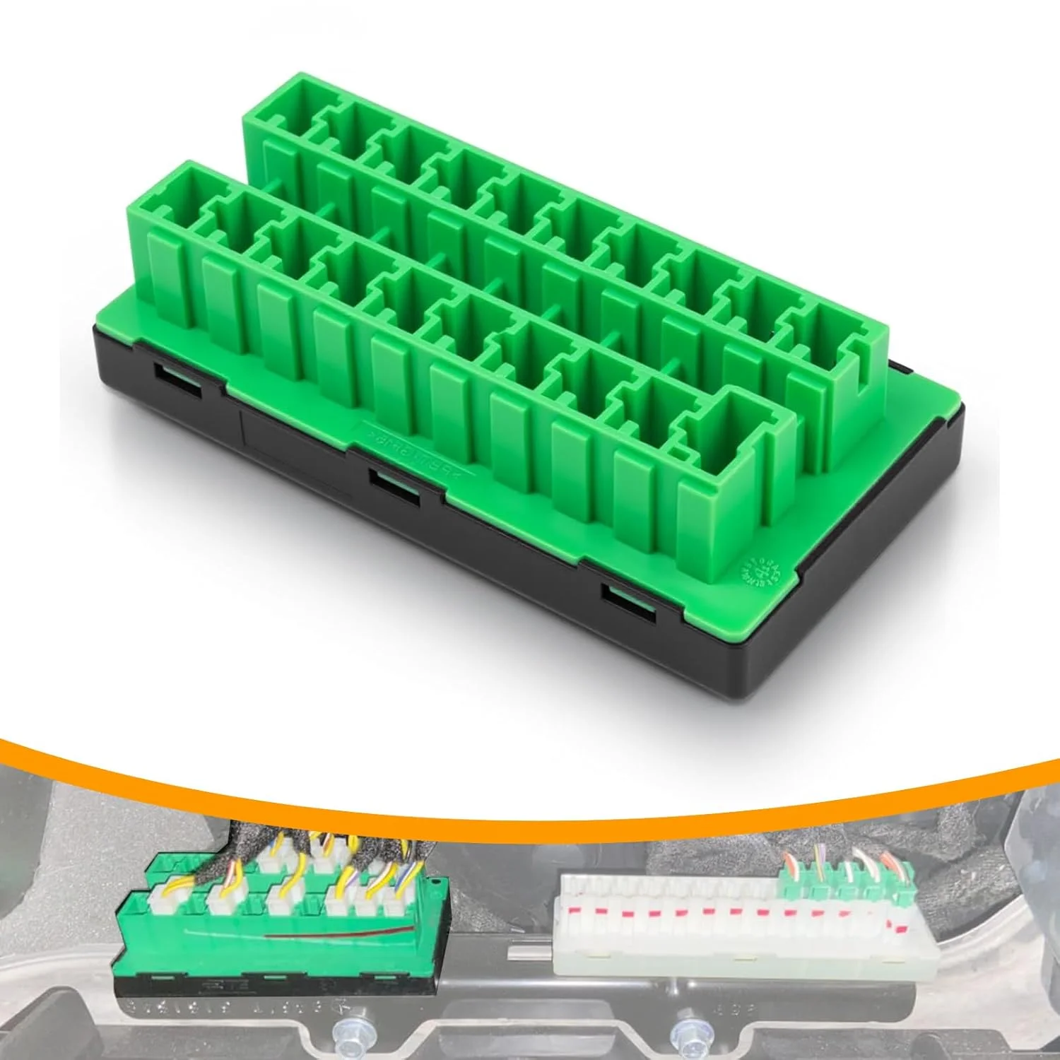 اتصال دهنده فیوز بلوک اتصال ستاره ای CAN Buss مدل ORIVIN 68321746AA مناسب برای کرایسلر پاسیفیکا و وویجر 2017-2025، جیپ گلادیاتور و رانگلر 2018-2025، رم 1500 2500 3500 2019-2024، جایگزین # 2-2272352-5