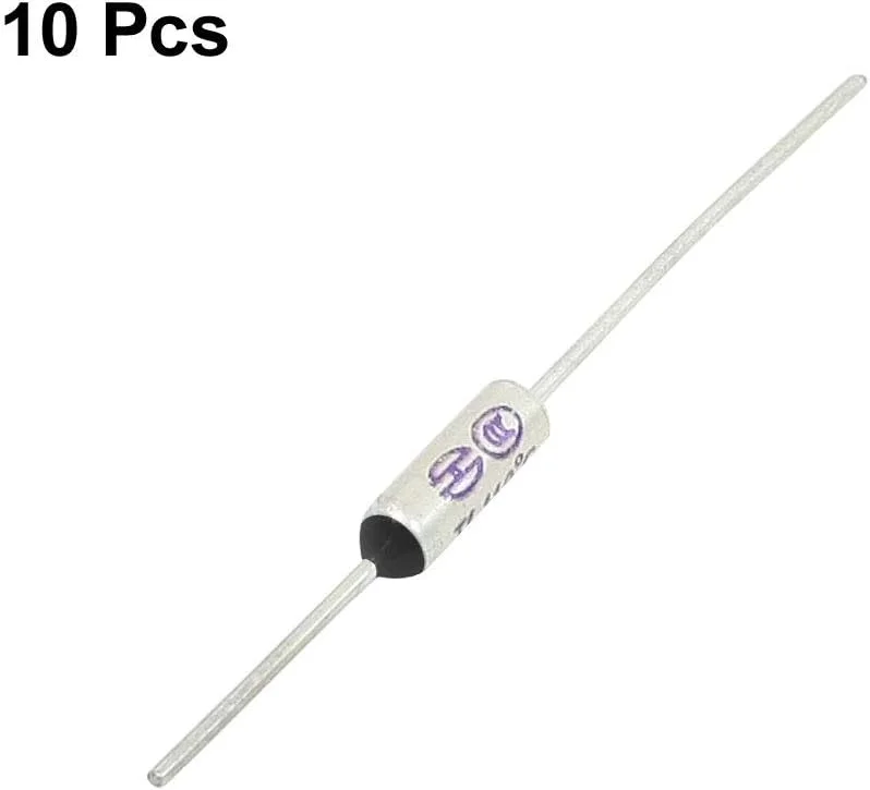 uxcell 10 عدد فیوز حرارتی آلومینیومی قطع کننده مدار TF 110 درجه سانتیگراد 250 ولت 10 آمپر uxcell 10 عدد فیوز حرارتی آلومینیومی قطع کننده مدار TF 110 درجه سانتیگراد 250 ولت 10 آمپر