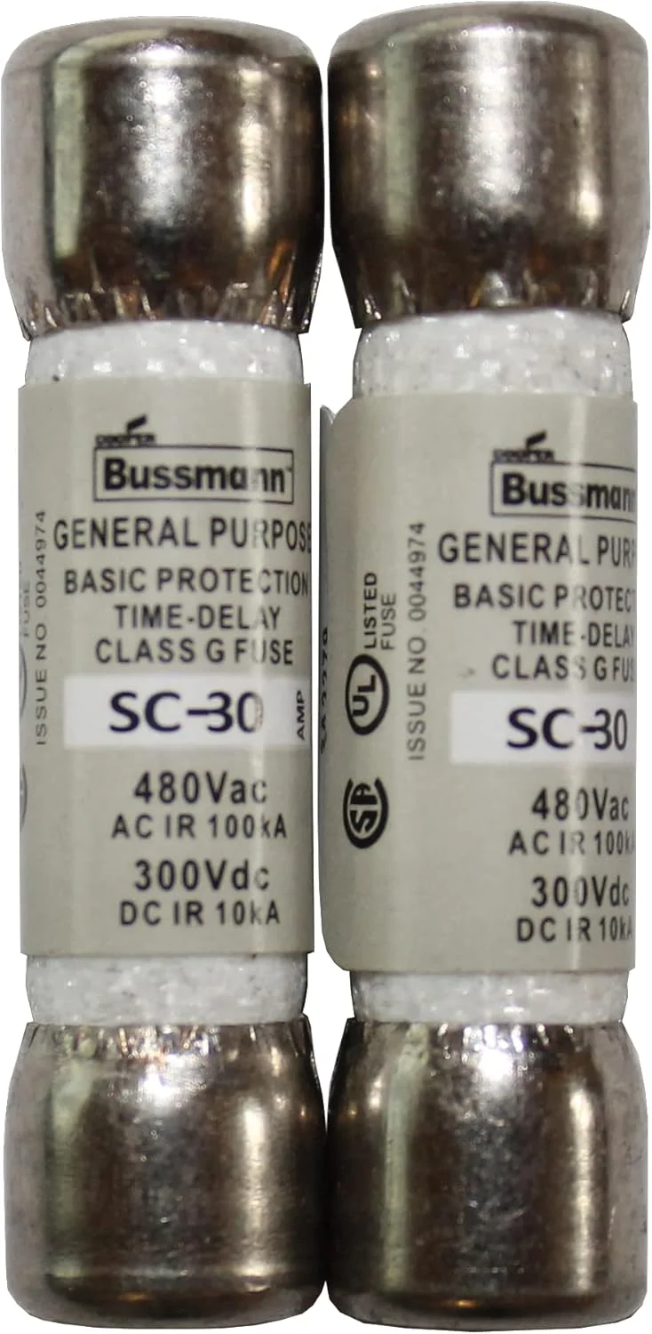 فیوز تاخیری کلاس G کیو اس یو SC-30 با آمپر 30 (بسته 2 عددی)