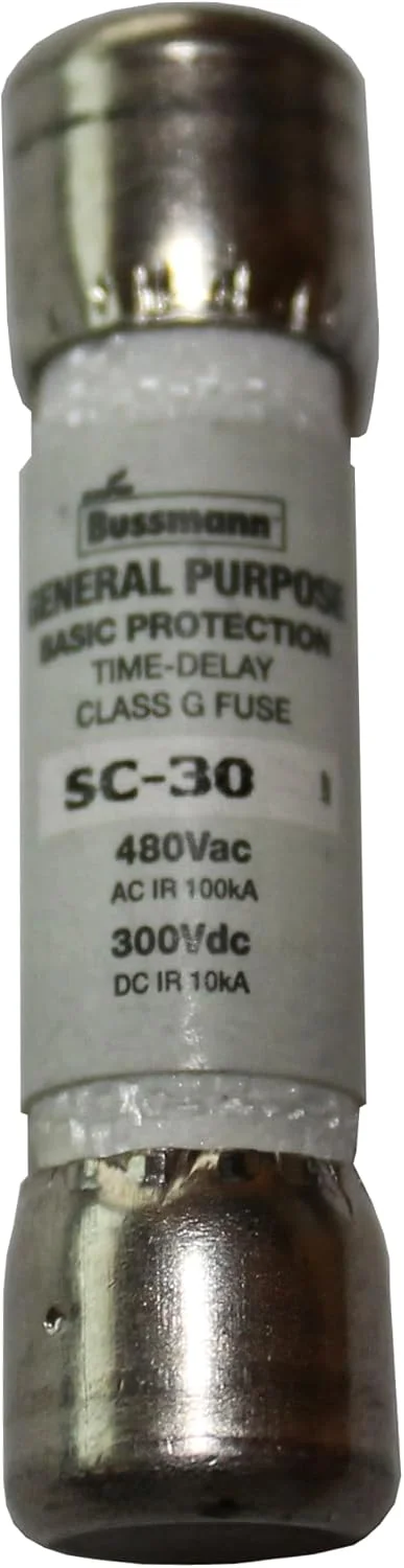 فیوز تاخیری کلاس G کیو اس یو SC-30 با آمپر 30 (بسته 2 عددی)