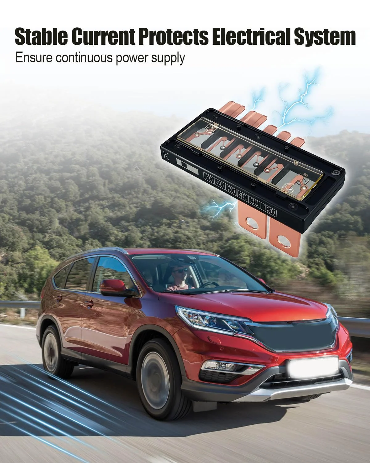 بلوک فیوز چندگانه 6 مداره 32 آمپر مناسب برای هوندا CR-V آکورا RDX 2013 2014 2015 2016 2017 2018 جایگزین 38231-TX4-A01 38231TX4A01 بلوک فیوز چندگانه 6 مداره 32 آمپر مناسب برای هوندا CR-V آکورا RDX 2013 2014 2015 2016 2017 2018 جایگزین 38231-TX4-A01 38231TX4A01