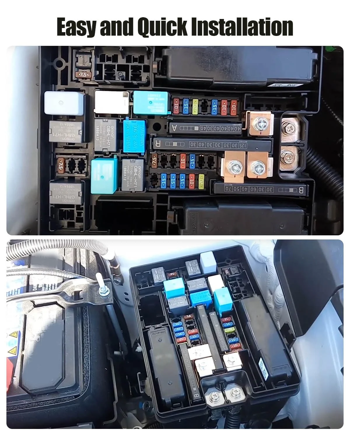 بلوک فیوز چندگانه 6 مداره 32 آمپر مناسب برای هوندا CR-V آکورا RDX 2013 2014 2015 2016 2017 2018 جایگزین 38231-TX4-A01 38231TX4A01 بلوک فیوز چندگانه 6 مداره 32 آمپر مناسب برای هوندا CR-V آکورا RDX 2013 2014 2015 2016 2017 2018 جایگزین 38231-TX4-A01 38231TX4A01