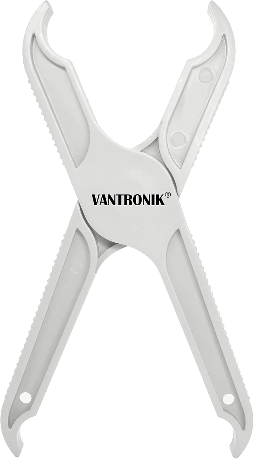 ابزار بیرون کش فیوز VANTRONIK برای فیوزهای کارتریجی استوانه ای بزرگ و متوسط و لامپ، دسته عایق دار ضد لغزش، طول 7.2 اینچ