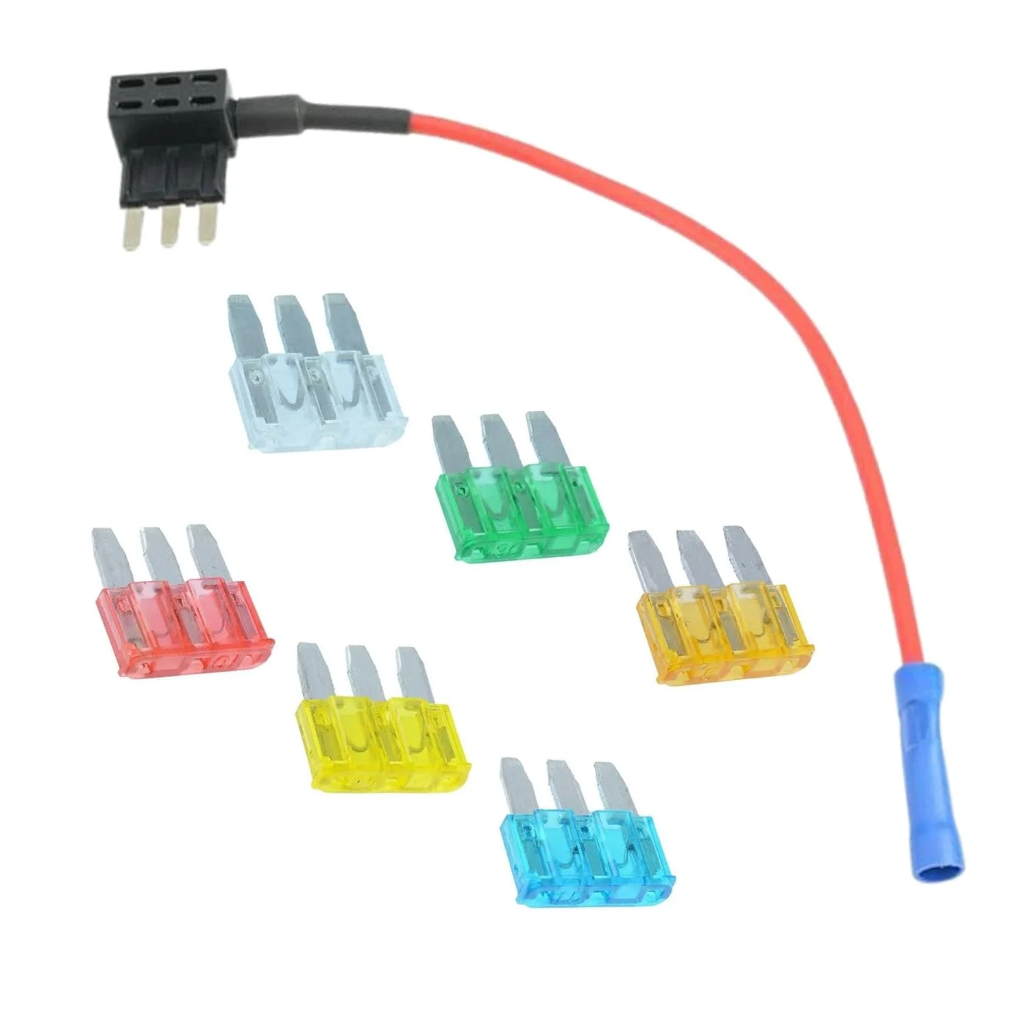 نگهدارنده فیوز تیغه ای مدار اضافه شو Switch Electronics Micro3 Piggyback به همراه 6 فیوز