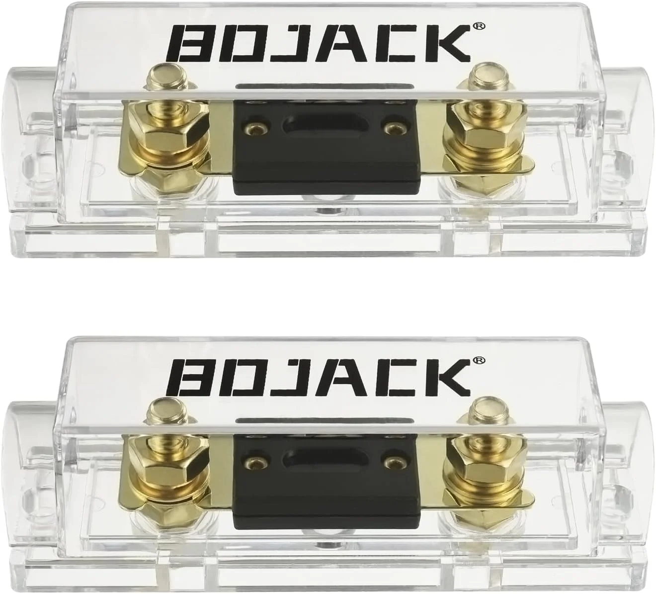 BOJACK 2 عدد جا فیوزی ANL 200 آمپر و 2 عدد فیوز ANL 200 آمپری 32VDC برای سیستم های صوتی و تصویری