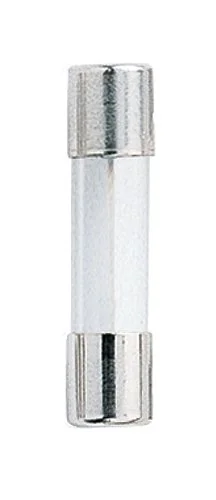 فیوز کارتریجی شیشه ای سریع سوز با جریان 500 میلی آمپر Bussmann GMA-500MA، ولتاژ 250 ولت، دارای تاییدیه UL، بسته 5 عددی