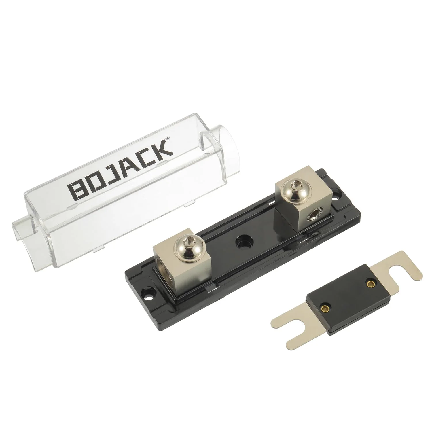 نگهدارنده فیوز ANL صوتی خودرو BOJACK با فیوز ANL 120 آمپر (بسته 1 عددی)