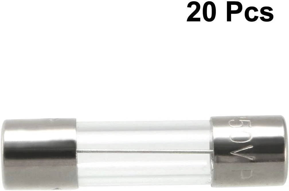 فیوز شیشه ای تاخیری اسلو بلو، 5mm x 20mm، 250V 8A، بسته 20 عددی فیوز شیشه ای تاخیری اسلو بلو، 5mm x 20mm، 250V 8A، بسته 20 عددی