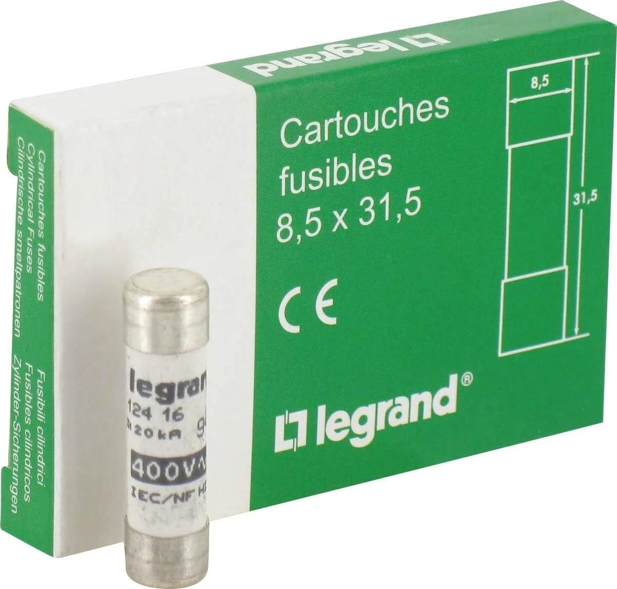 فیوز کارتریجی 2 آمپر لگراند مدل leg92920، 8.5x31.5 میلیمتر، بسته 3 عددی فیوز کارتریجی 2 آمپر لگراند مدل leg92920، 8.5x31.5 میلیمتر، بسته 3 عددی