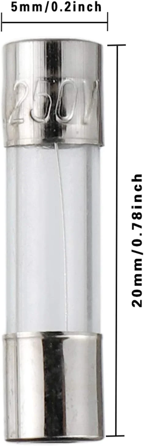 فیوز شیشه ای تاخیری BOJACK T4AL250V 5x20mm 4A 250V، 4 آمپر 250 ولت، 0.2 x 0.78 اینچ (بسته 20 عددی) فیوز شیشه ای تاخیری BOJACK T4AL250V 5x20mm 4A 250V، 4 آمپر 250 ولت، 0.2 x 0.78 اینچ (بسته 20 عددی)