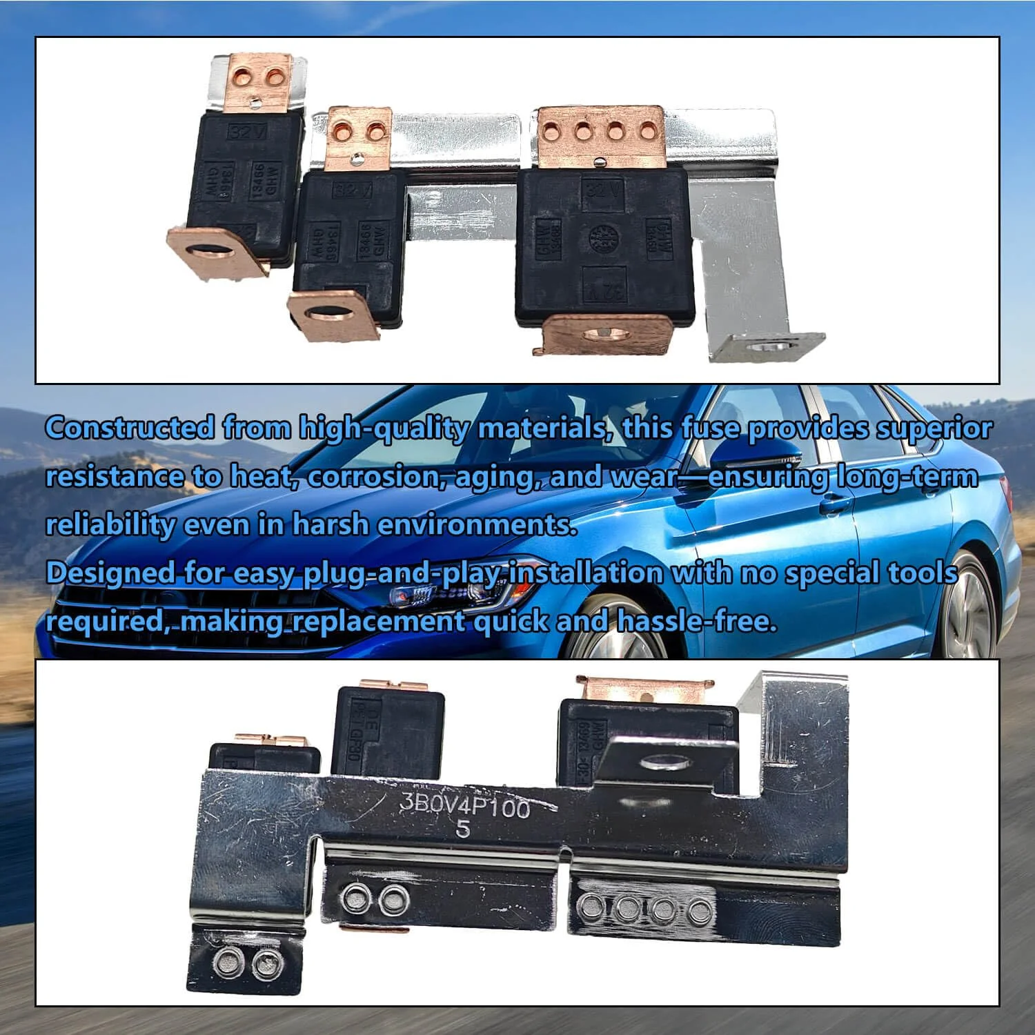 فیوز اصلی چند منظوره 250 آمپر 5C0-937-629-B، سازگار با Jetta GLI 2012-2018 Hybrid 2013-2016 Passat 2012-2022، جایگزین برای 5C0937629B 5C0-937-629-B فیوز اصلی چند منظوره 250 آمپر 5C0-937-629-B، سازگار با Jetta GLI 2012-2018 Hybrid 2013-2016 Passat 2012-2022، جایگزین برای 5C0937629B 5C0-937-629-B