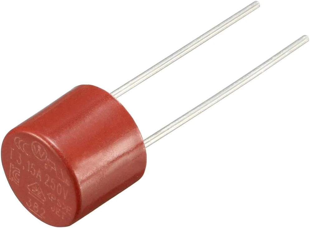 uxcell 20 عدد فیوز مینیاتوری استوانه ای DIP، تاخیری، میکرو فیوز T3.15A 3.15A 250V قرمز uxcell 20 عدد فیوز مینیاتوری استوانه ای DIP، تاخیری، میکرو فیوز T3.15A 3.15A 250V قرمز