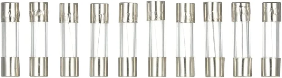 کیت فیوز شیشه ای سریع سوز 5x20mm جنریک 100 عددی، آمپر 0.2A 0.5A 1A 2A 3A 5A 8A 10A 20A کیت فیوز شیشه ای سریع سوز 5x20mm جنریک 100 عددی، آمپر 0.2A 0.5A 1A 2A 3A 5A 8A 10A 20A