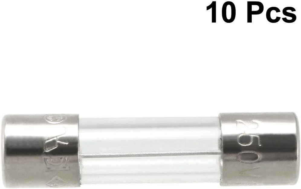 فیوز شیشه ای تاخیری اسلو بلو، 5mm x 20mm، 250V، 10A، بسته 10 عددی فیوز شیشه ای تاخیری اسلو بلو، 5mm x 20mm، 250V، 10A، بسته 10 عددی