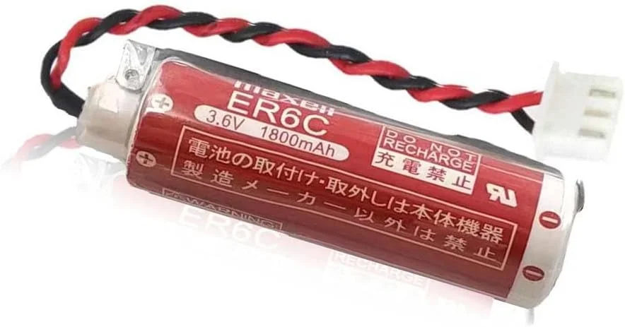 باتری جایگزین Ukkipower 3.6 ولت 1800 میلی آمپر ساعت سازگار با ER6C AA PLC Mitsubishi FX FX2N-48MT FX2N-128MR F2-40BL (2 عدد) باتری جایگزین Ukkipower 3.6 ولت 1800 میلی آمپر ساعت سازگار با ER6C AA PLC Mitsubishi FX FX2N-48MT FX2N-128MR F2-40BL (2 عدد)