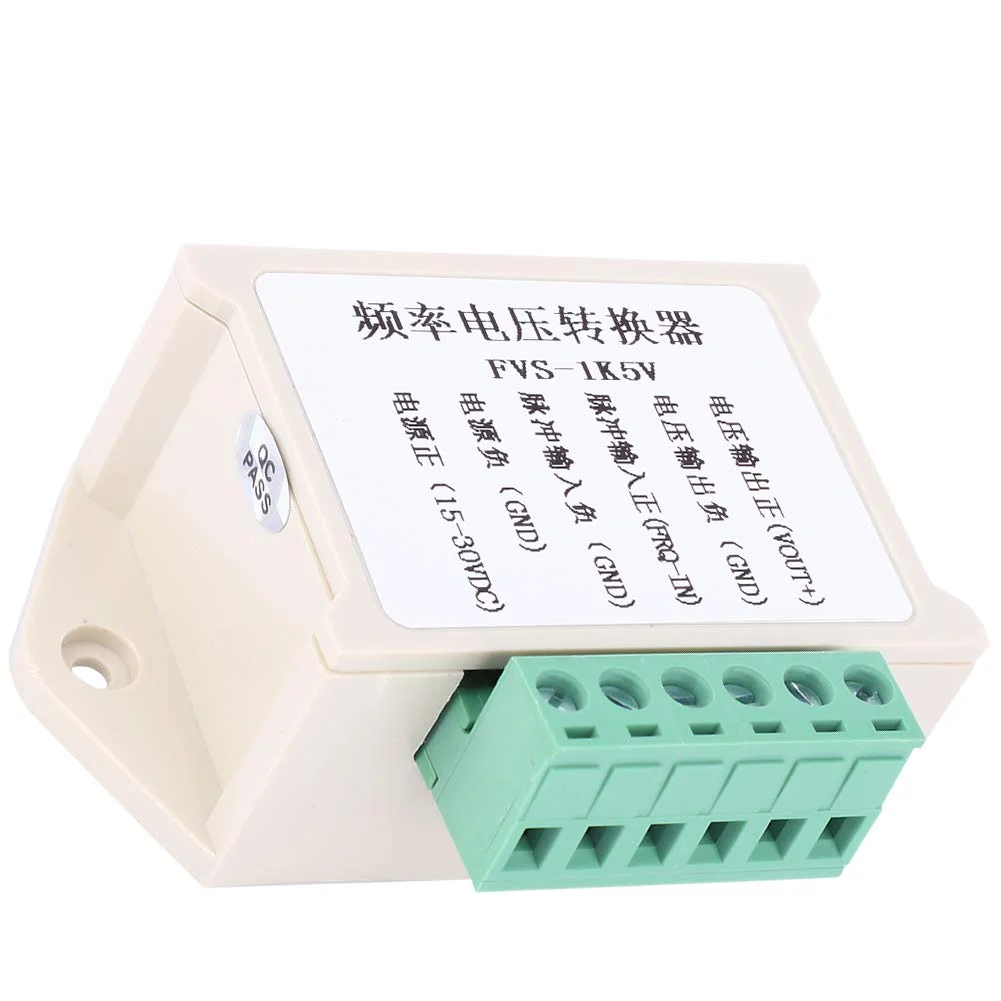 ماژول مبدل فرکانس به ولتاژ با دقت بالا، ماژول تبدیل FV 01KHz به 0510V، مبدل سیگنال آنالوگ برای کارت کنترل حرکت PLC، تطبیق رابط 7.3x5x2.8cm (FVS-1KHz5V) ماژول مبدل فرکانس به ولتاژ با دقت بالا، ماژول تبدیل FV 01KHz به 0510V، مبدل سیگنال آنالوگ برای کارت کنترل حرکت PLC، تطبیق رابط 7.3x5x2.8cm (FVS-1KHz5V)