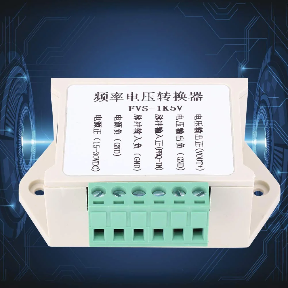 ماژول مبدل فرکانس به ولتاژ با دقت بالا، ماژول تبدیل FV 01KHz به 0510V، مبدل سیگنال آنالوگ برای کارت کنترل حرکت PLC، تطبیق رابط 7.3x5x2.8cm (FVS-1KHz5V) ماژول مبدل فرکانس به ولتاژ با دقت بالا، ماژول تبدیل FV 01KHz به 0510V، مبدل سیگنال آنالوگ برای کارت کنترل حرکت PLC، تطبیق رابط 7.3x5x2.8cm (FVS-1KHz5V)