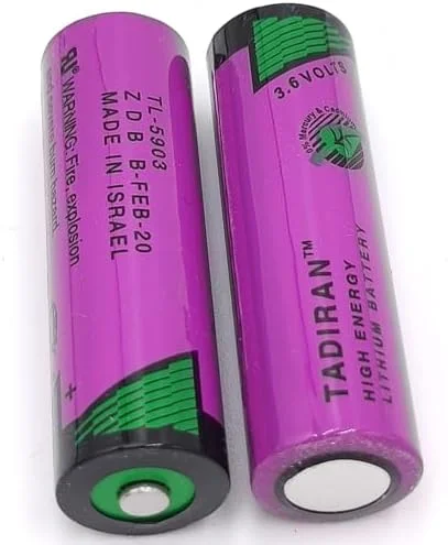 بسته 2 عددی باتری لیتیومی 3.6 ولت 2400 میلی آمپر TL-5903 / SL-360 6ES7971-0BA00 برای دستگاه PLC زیمنس S7-400، دستگاه CNC