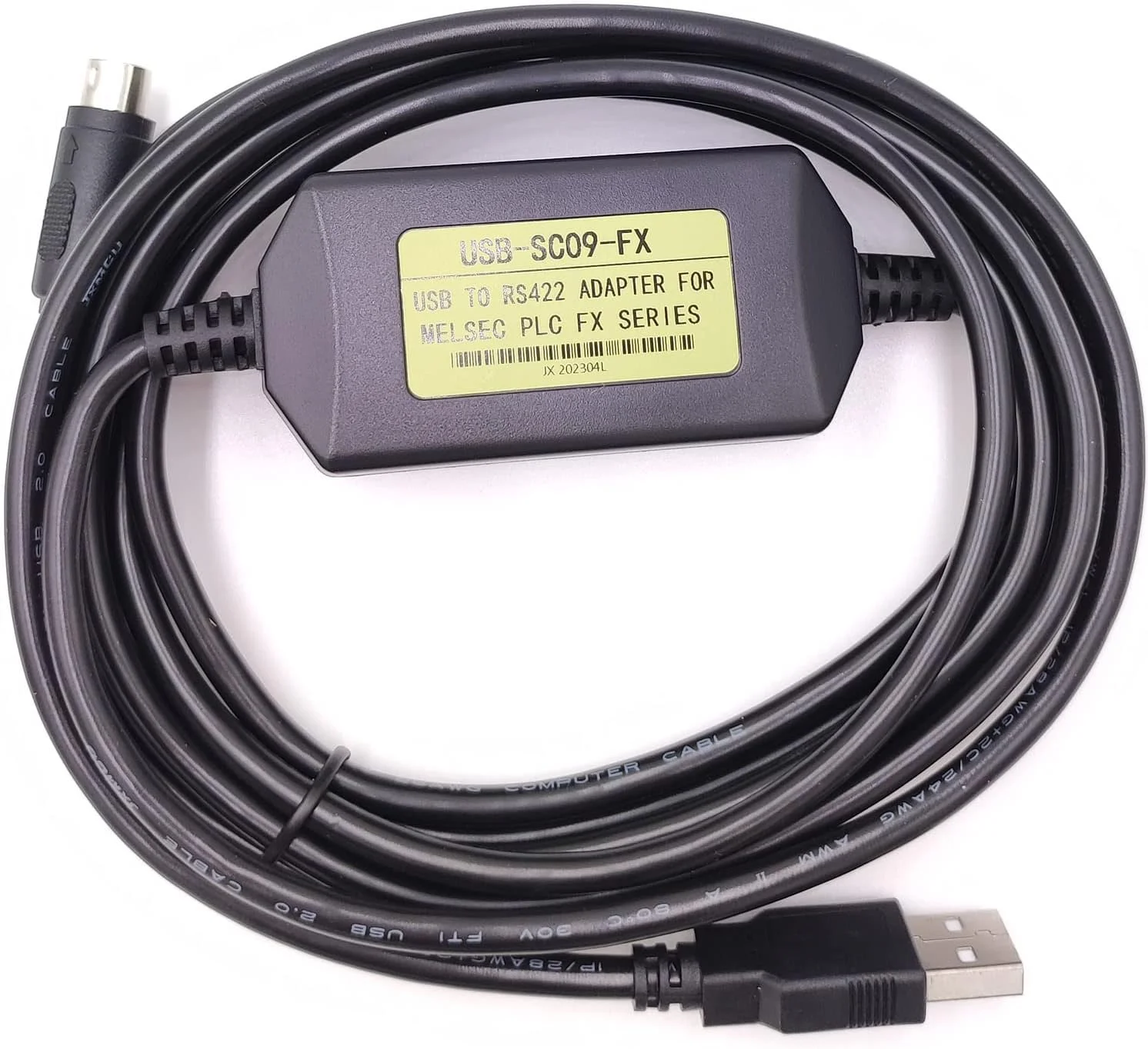 کابل برنامه نویسی USB-SC09-FX LITKEQ برای آداپتور USB به RS422 میتسوبیشی MELSEC، برای PLC میتسوبیشی FX3U و سری FX FX2N/FX1N/1S/FX3U/3GA کابل برنامه نویسی USB-SC09-FX LITKEQ برای آداپتور USB به RS422 میتسوبیشی MELSEC، برای PLC میتسوبیشی FX3U و سری FX FX2N/FX1N/1S/FX3U/3GA