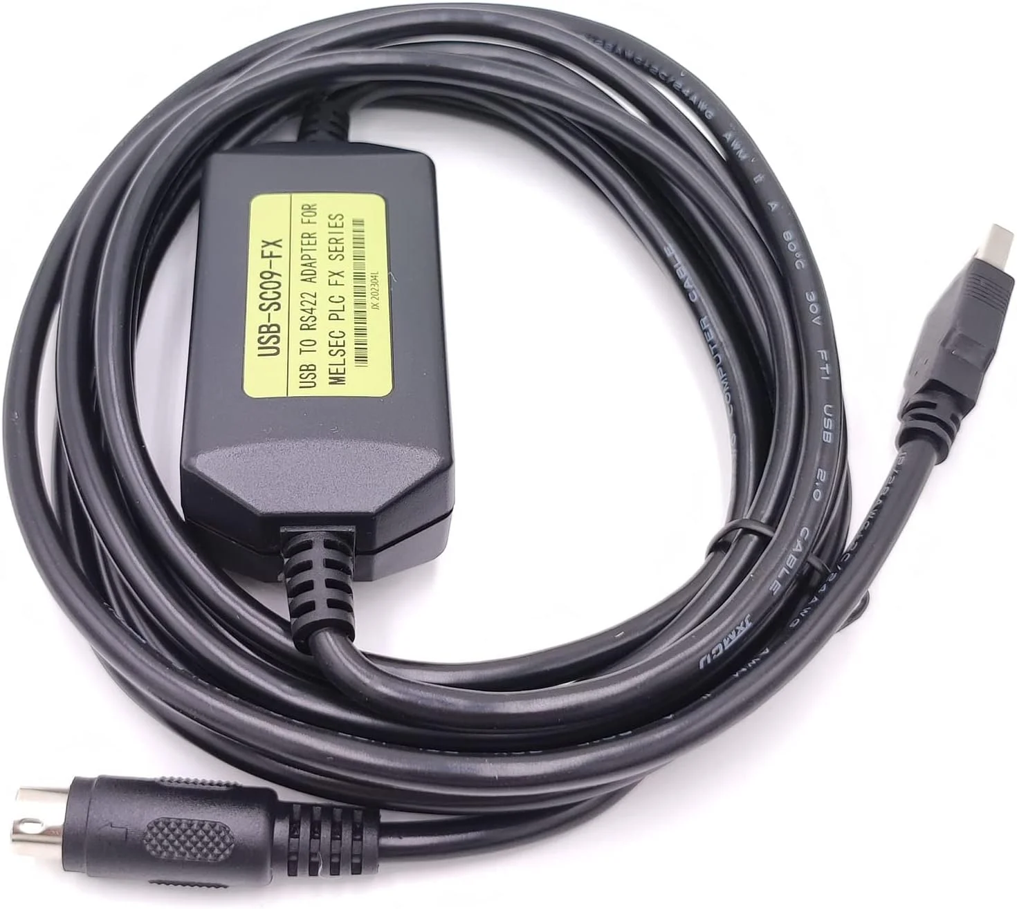 کابل برنامه نویسی USB-SC09-FX LITKEQ برای آداپتور USB به RS422 میتسوبیشی MELSEC، برای PLC میتسوبیشی FX3U و سری FX FX2N/FX1N/1S/FX3U/3GA کابل برنامه نویسی USB-SC09-FX LITKEQ برای آداپتور USB به RS422 میتسوبیشی MELSEC، برای PLC میتسوبیشی FX3U و سری FX FX2N/FX1N/1S/FX3U/3GA