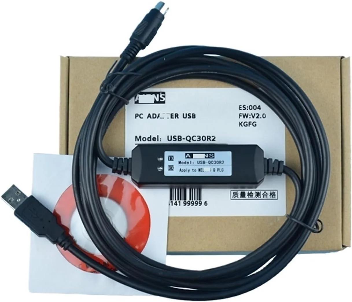 کابل دانلود USB برای برنامه‌ریزی PLC سری Q (A-300mm)