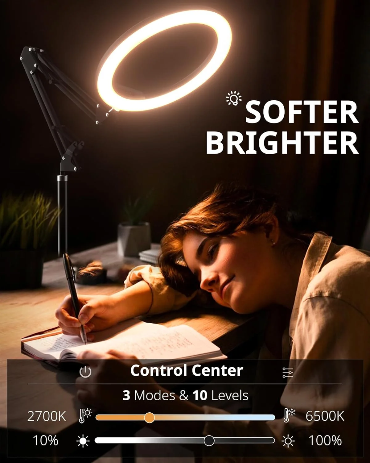 سه پایه رینگ لایت LED حرفه ای UBeesize Pro با نگهدارنده تلفن و چرخ، پایه قابل تنظیم تلفن/دوربین بالای سر برای آیفون، ضبط ویدیو، پخش زنده، آشپزی (پایه موبایل با نور و سه پایه) سه پایه رینگ لایت LED حرفه ای UBeesize Pro با نگهدارنده تلفن و چرخ، پایه قابل تنظیم تلفن/دوربین بالای سر برای آیفون، ضبط ویدیو، پخش زنده، آشپزی (پایه موبایل با نور و سه پایه)