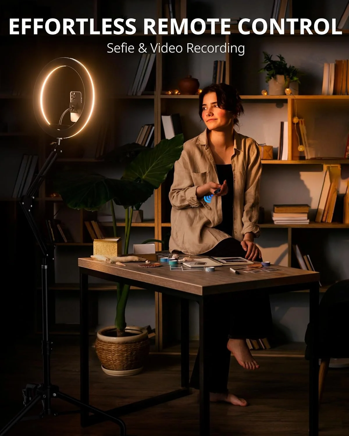 سه پایه رینگ لایت LED حرفه ای UBeesize Pro با نگهدارنده تلفن و چرخ، پایه قابل تنظیم تلفن/دوربین بالای سر برای آیفون، ضبط ویدیو، پخش زنده، آشپزی (پایه موبایل با نور و سه پایه) سه پایه رینگ لایت LED حرفه ای UBeesize Pro با نگهدارنده تلفن و چرخ، پایه قابل تنظیم تلفن/دوربین بالای سر برای آیفون، ضبط ویدیو، پخش زنده، آشپزی (پایه موبایل با نور و سه پایه)