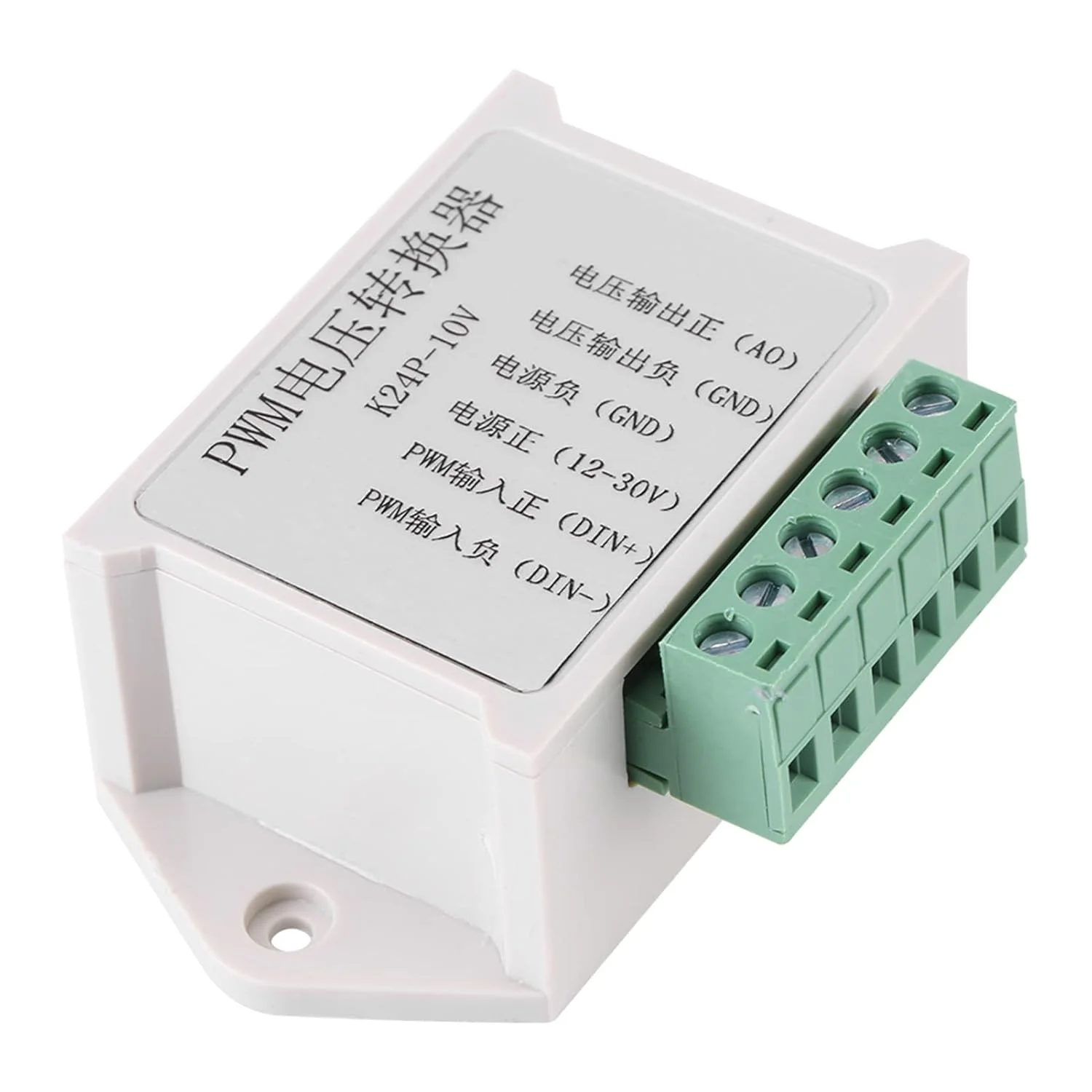 مبدل سیگنال PWM اوواکیکسی، 24 ولت 0-100% PWM به ولتاژ آنالوگ 0-10 ولت برای PLC، تک تراشه، سوئیچینگ رابط سیگنال