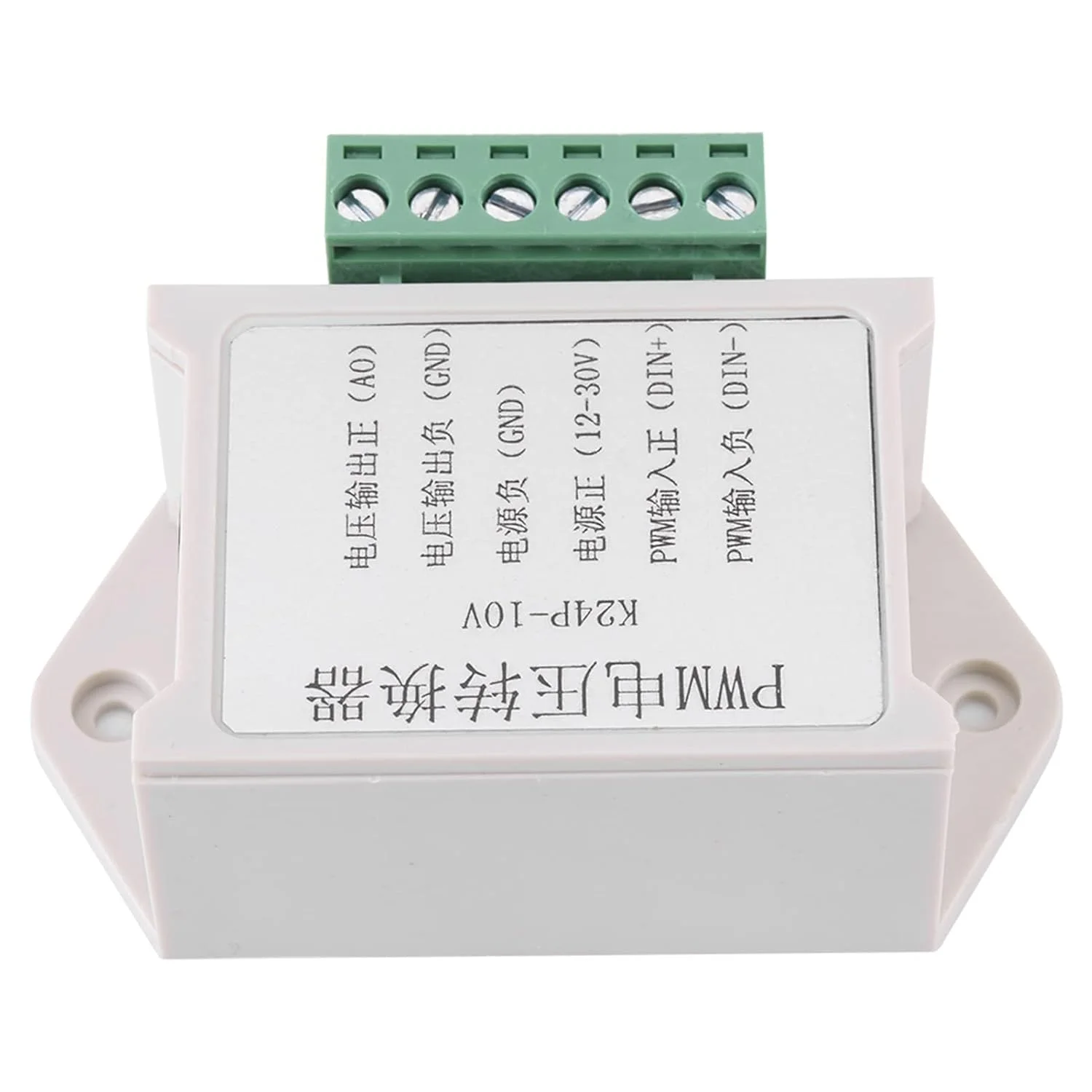 مبدل سیگنال PWM اوواکیکسی، 24 ولت 0-100% PWM به ولتاژ آنالوگ 0-10 ولت برای PLC، تک تراشه، سوئیچینگ رابط سیگنال