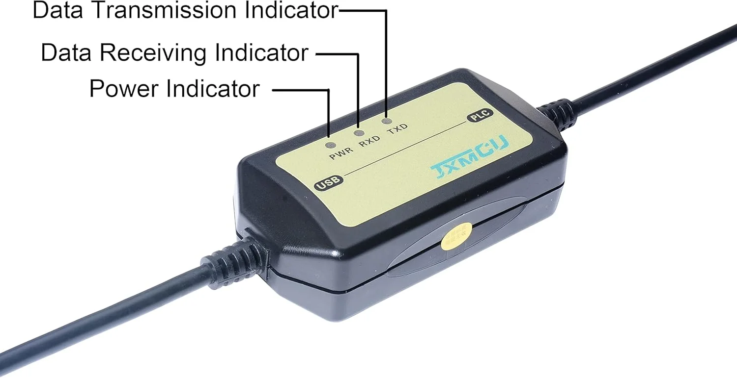کابل رابط USB آوان اکسپرس PLC Micrologix سازگار با PLC Micrologix سری 1000، 1200، 1400 با USB-1761-CBL-PM02 آداپتور گرد 8 پین