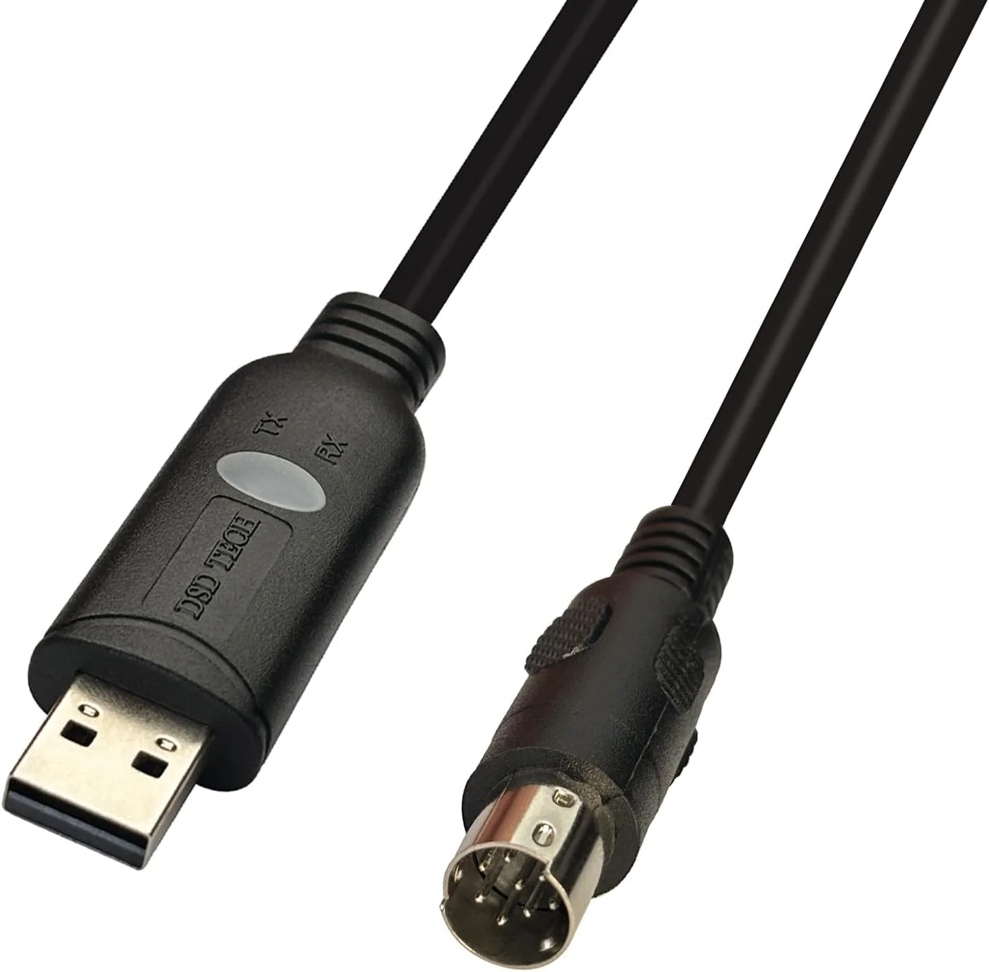 کابل برنامه نویسی USB به RS422 مدل DSD TECH SH-P8V برای PLC های میتسوبیشی سری FX3U و FX - طول 1.5 متر