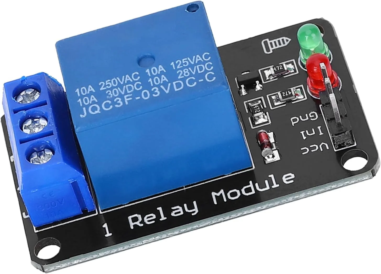 ماژول رله تیهبیان 1 واحد کنترل الکترونیکی فشرده برای کنترل PLC صنعتی، 3.3 ولت، برای همه MCU، خانه هوشمند، نشانگر انرژی سبز