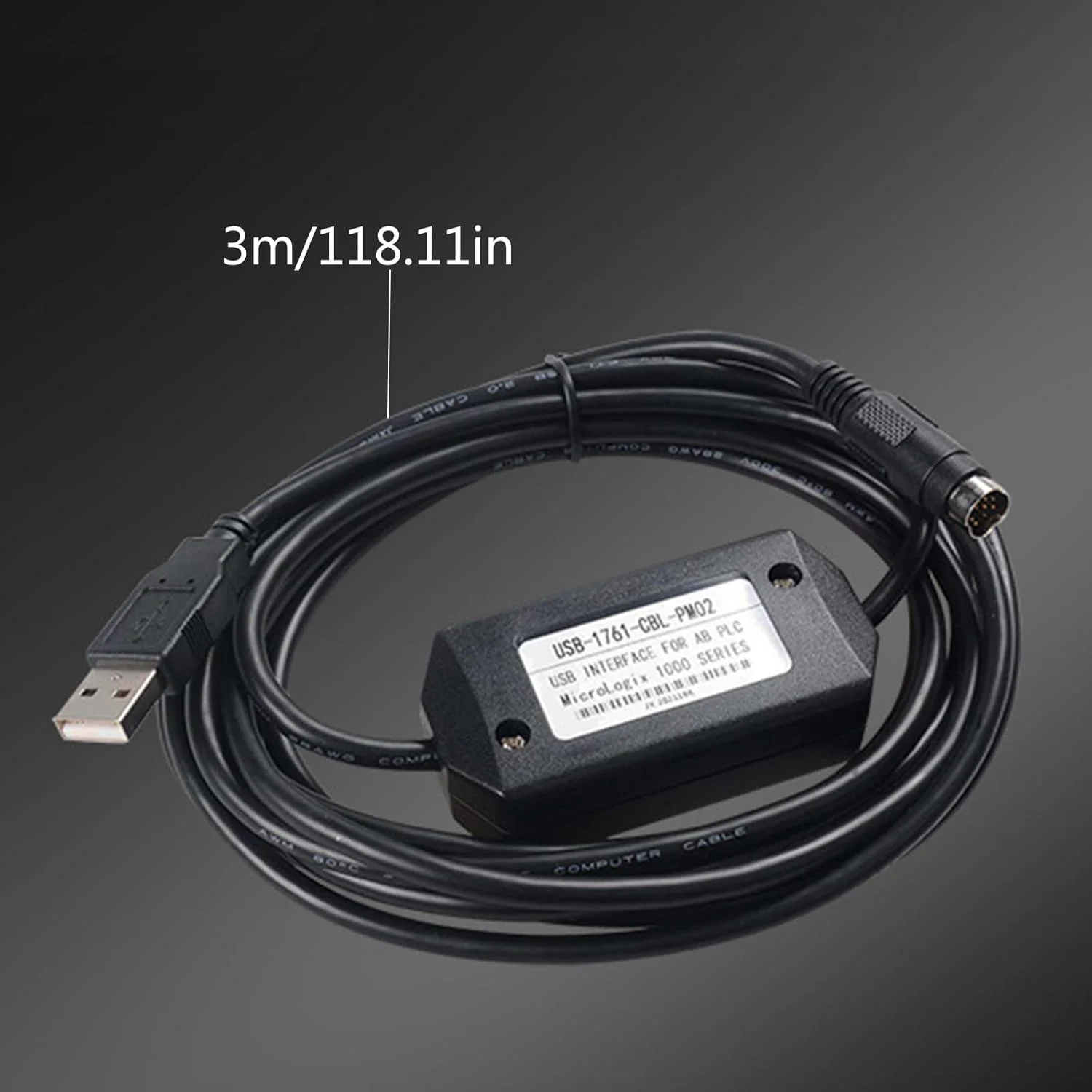کابل برنامه نویسی PLC مدل USLIKE USB-1761-CBL-PM02 USB برای سری AB Micrologix 1000/1200/1500 کابل برنامه نویسی PLC مدل USLIKE USB-1761-CBL-PM02 USB برای سری AB Micrologix 1000/1200/1500