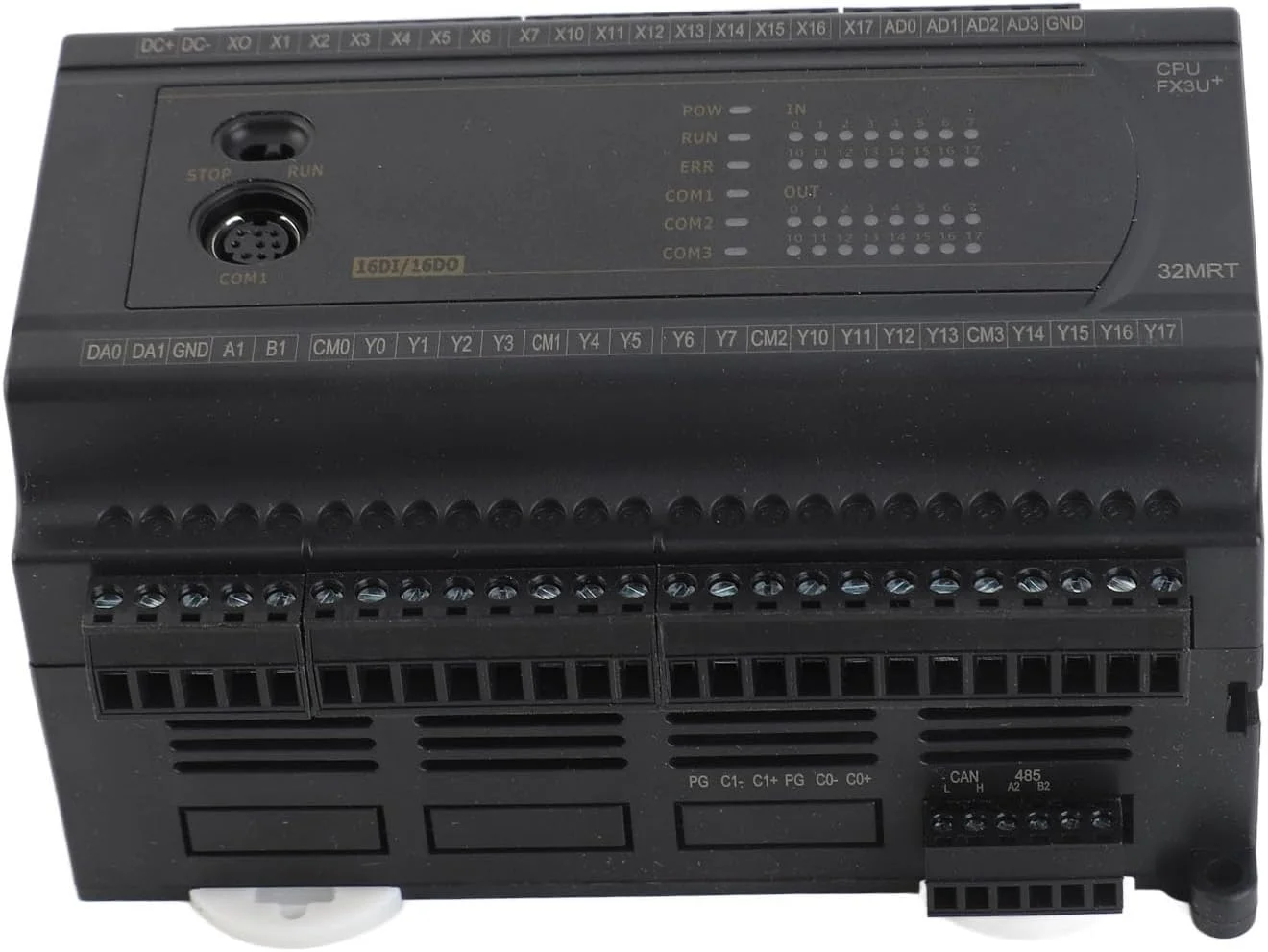 کنترلر PLC توروکس، برد کنترل صنعتی FX3U 32MR با 16 ورودی 16 خروجی و پورت های RS232، ماژول PLC شمارش سرعت بالا با 4 سنسور AC220V