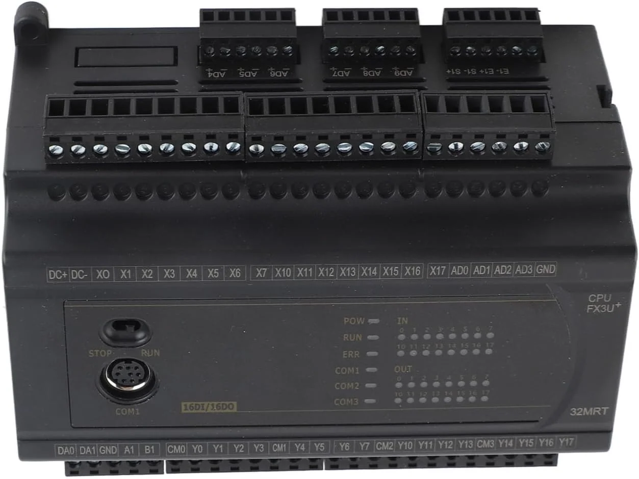 کنترلر PLC توروکس، برد کنترل صنعتی FX3U 32MR با 16 ورودی 16 خروجی و پورت های RS232، ماژول PLC شمارش سرعت بالا با 4 سنسور AC220V کنترلر PLC توروکس، برد کنترل صنعتی FX3U 32MR با 16 ورودی 16 خروجی و پورت های RS232، ماژول PLC شمارش سرعت بالا با 4 سنسور AC220V