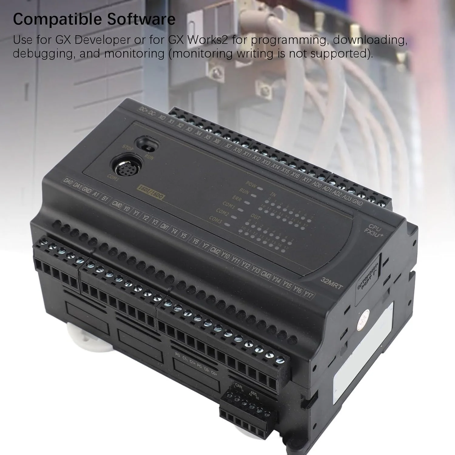 کنترلر PLC توروکس، برد کنترل صنعتی FX3U 32MR با 16 ورودی 16 خروجی و پورت های RS232، ماژول PLC شمارش سرعت بالا با 4 سنسور AC220V کنترلر PLC توروکس، برد کنترل صنعتی FX3U 32MR با 16 ورودی 16 خروجی و پورت های RS232، ماژول PLC شمارش سرعت بالا با 4 سنسور AC220V