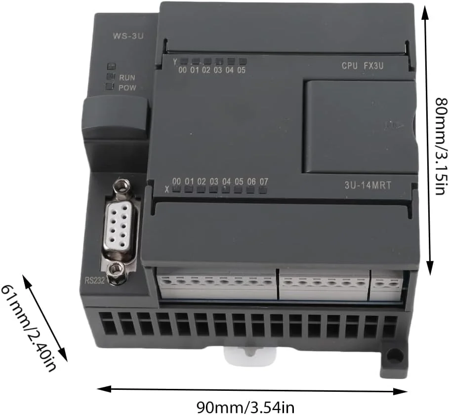 کنترلر PLC Torvex، برد کنترل منطقی قابل برنامه ریزی DC24V با 8 ورودی 6 خروجی و رله 5 آمپر، ماژول اتوماسیون PLC صنعتی، کنترلر شمارش با سرعت بالا