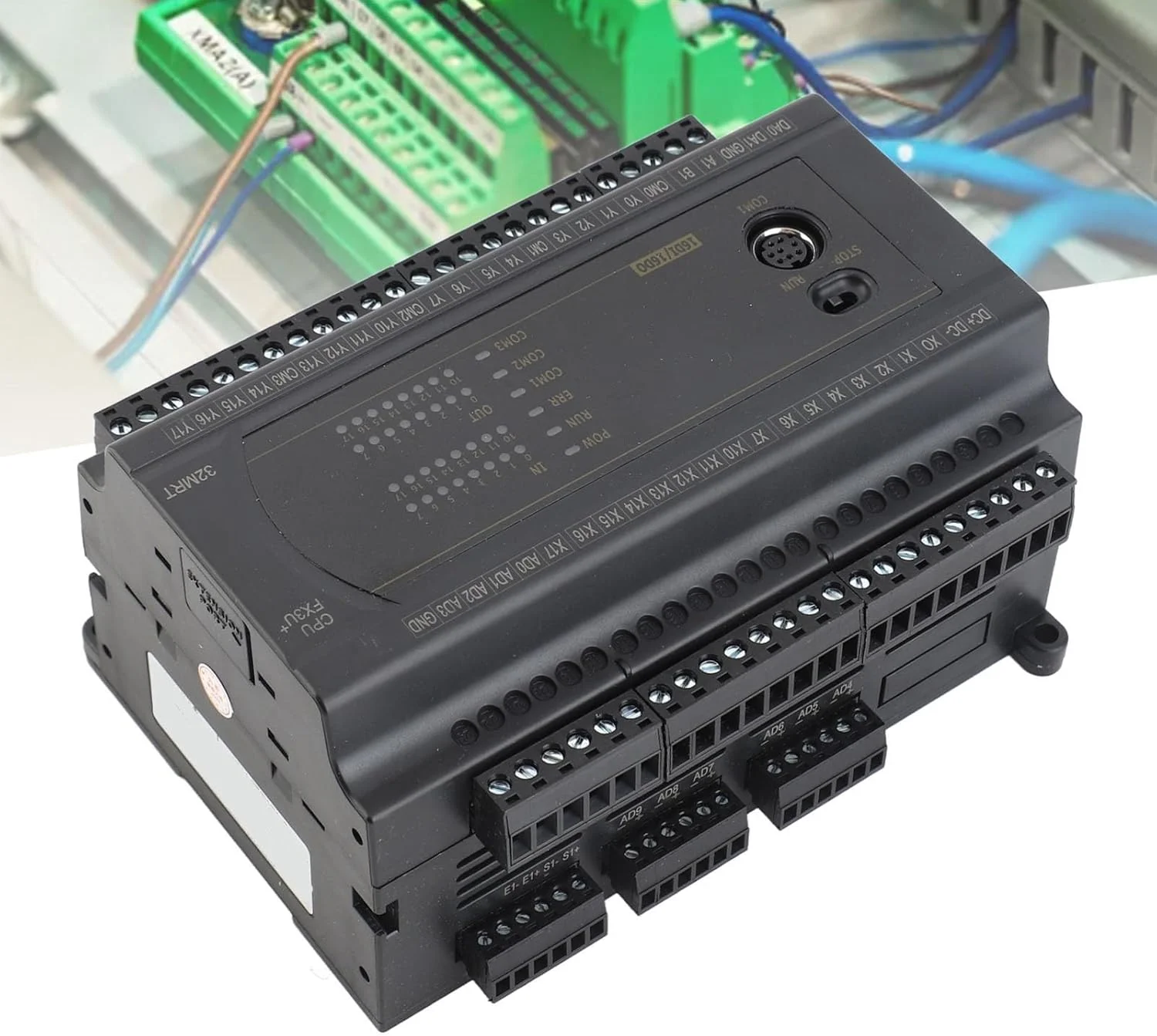 کنترلر PLC توروکس، برد کنترل صنعتی FX3U 32MR با 16 ورودی 16 خروجی و پورت های RS232، ماژول PLC شمارش سرعت بالا با 4 سنسور AC220V کنترلر PLC توروکس، برد کنترل صنعتی FX3U 32MR با 16 ورودی 16 خروجی و پورت های RS232، ماژول PLC شمارش سرعت بالا با 4 سنسور AC220V