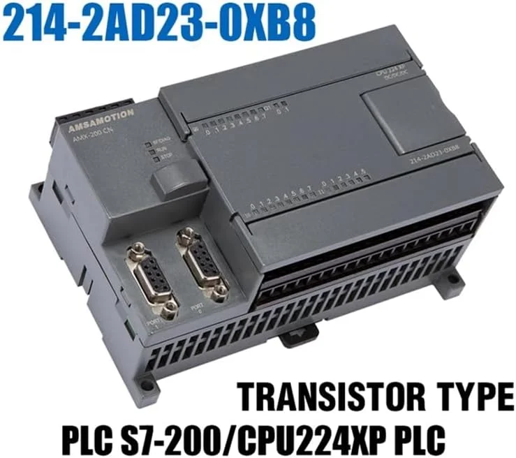 2 عدد کنترلر منطقی قابل برنامه ریزی PLC مدل CPU224XP S7-200، خروجی ترانزیستوری 24 ولت، مدل 214-2AD23-0XB8 2 عدد کنترلر منطقی قابل برنامه ریزی PLC مدل CPU224XP S7-200، خروجی ترانزیستوری 24 ولت، مدل 214-2AD23-0XB8