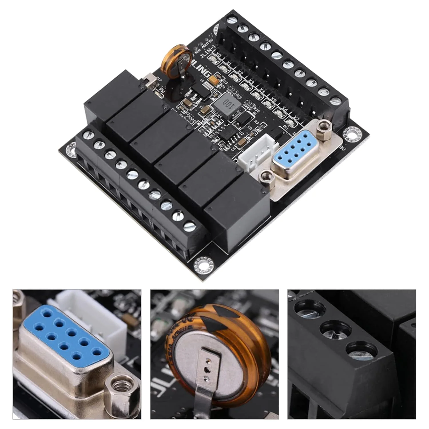 برد کنترل صنعتی XUMIUZIY، کنترلر منطقی قابل برنامه ریزی FX1N-14MR DC24V، کیت کنترلر PLC صنعتی، پشتیبانی از GX Developer GX Works2 برد کنترل صنعتی XUMIUZIY، کنترلر منطقی قابل برنامه ریزی FX1N-14MR DC24V، کیت کنترلر PLC صنعتی، پشتیبانی از GX Developer GX Works2