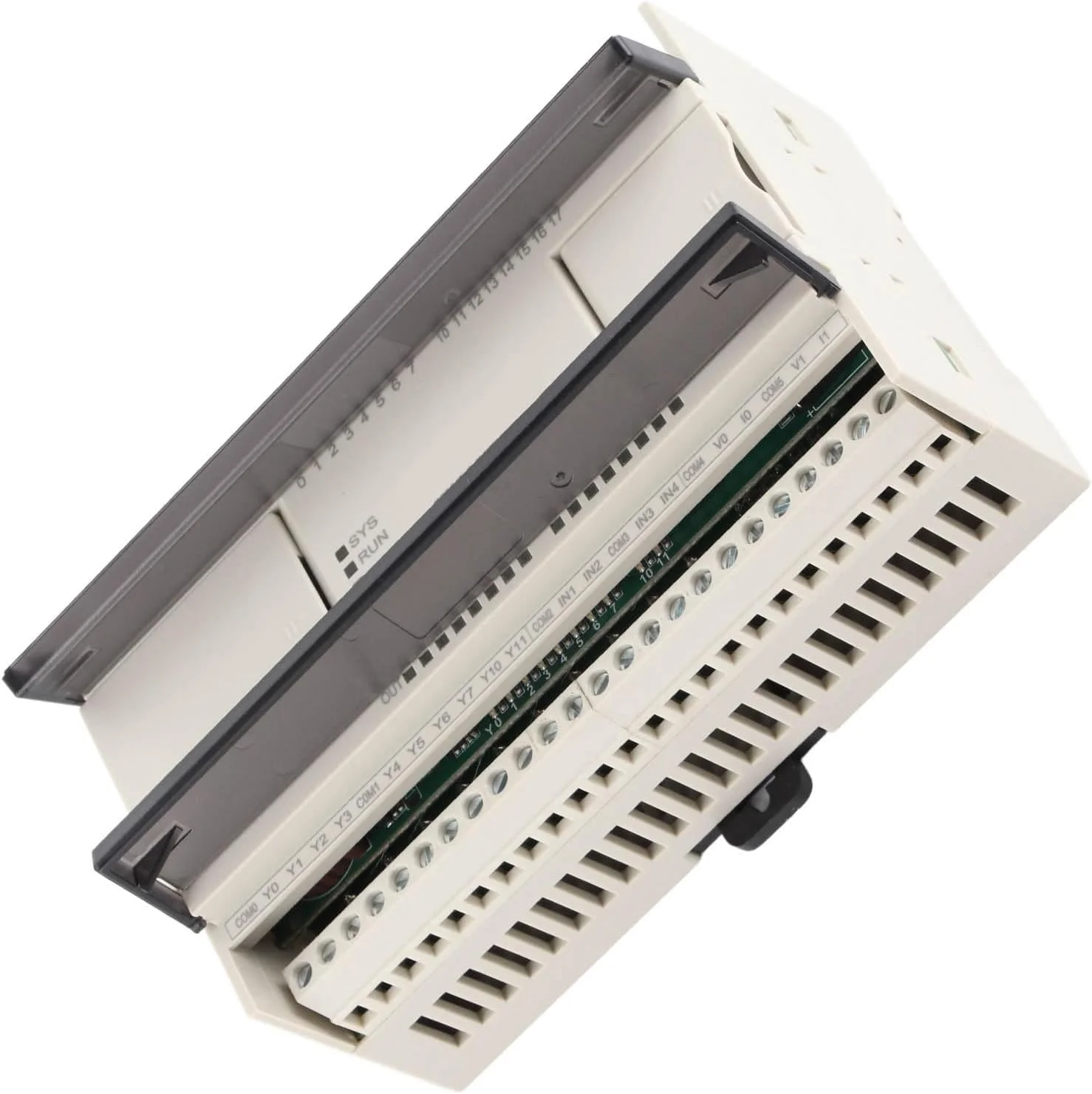 کنترلر قابل برنامه ریزی PLC دوماری، اتوماسیون صنعتی FX3U، رله، پورت اترنت آنالوگ، DC24V کنترلر قابل برنامه ریزی PLC دوماری، اتوماسیون صنعتی FX3U، رله، پورت اترنت آنالوگ، DC24V