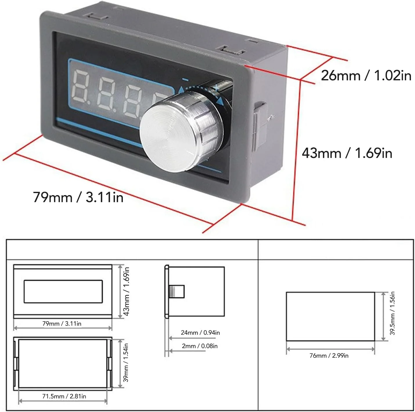 ژنراتور سیگنال Eujgoov، 0-20mA قابل تنظیم 4 رقمی LED نمایشگر حالت های تنظیم دقیق و درشت برای پنل PLC ژنراتور سیگنال Eujgoov، 0-20mA قابل تنظیم 4 رقمی LED نمایشگر حالت های تنظیم دقیق و درشت برای پنل PLC