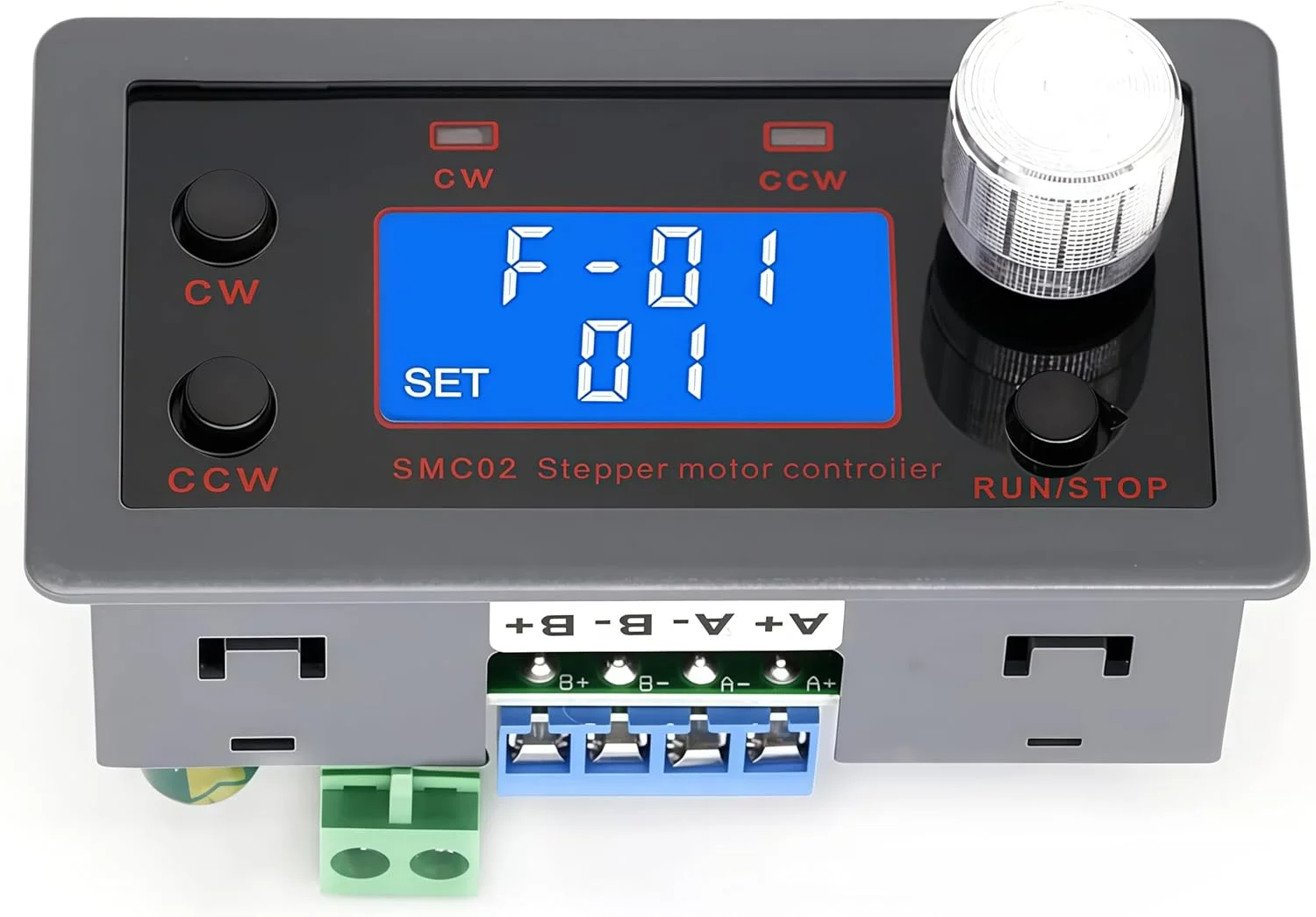 برد کنترلر درایور موتور پله ای TKXEC DC 5-30V 4A، ماژول کنترل زاویه سرعت پالس جلو/عقب، ارتباط سریال PLC برای موتور NEMA 17 23