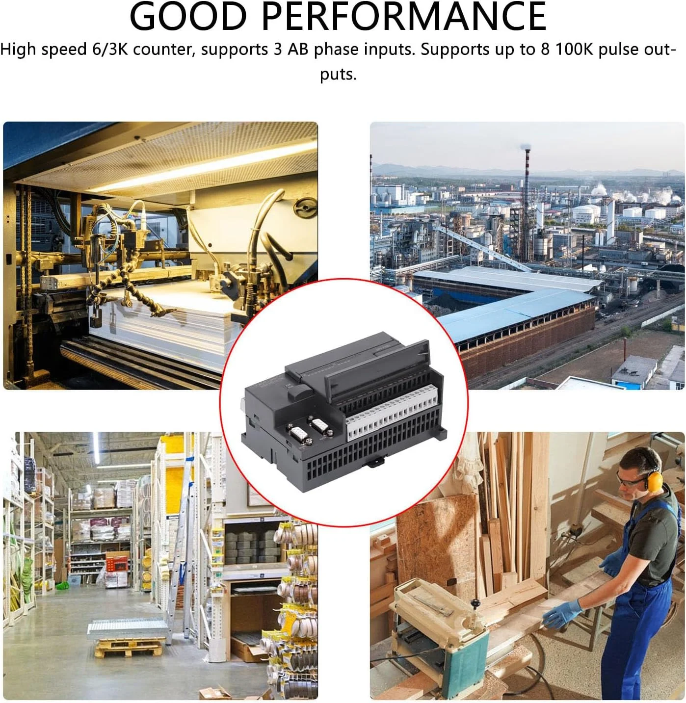 کنترلر منطقی قابل برنامه ریزی Luocute با پردازنده تراشه 32 بیتی، برد کنترل PLC با 12 ورودی و 8 خروجی رله، شمارنده ساعت 2 طرفه 60K پورت 232 و 485 کنترلر منطقی قابل برنامه ریزی Luocute با پردازنده تراشه 32 بیتی، برد کنترل PLC با 12 ورودی و 8 خروجی رله، شمارنده ساعت 2 طرفه 60K پورت 232 و 485