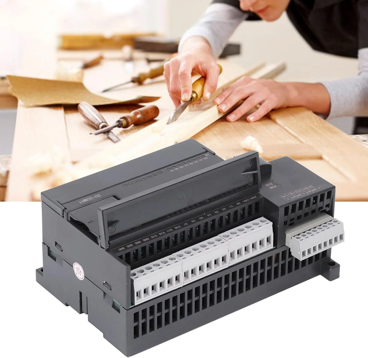 کنترلر منطقی قابل برنامه ریزی Luocute با پردازنده تراشه 32 بیتی، برد کنترل PLC با 12 ورودی و 8 خروجی رله، شمارنده ساعت 2 طرفه 60K پورت 232 و 485 کنترلر منطقی قابل برنامه ریزی Luocute با پردازنده تراشه 32 بیتی، برد کنترل PLC با 12 ورودی و 8 خروجی رله، شمارنده ساعت 2 طرفه 60K پورت 232 و 485