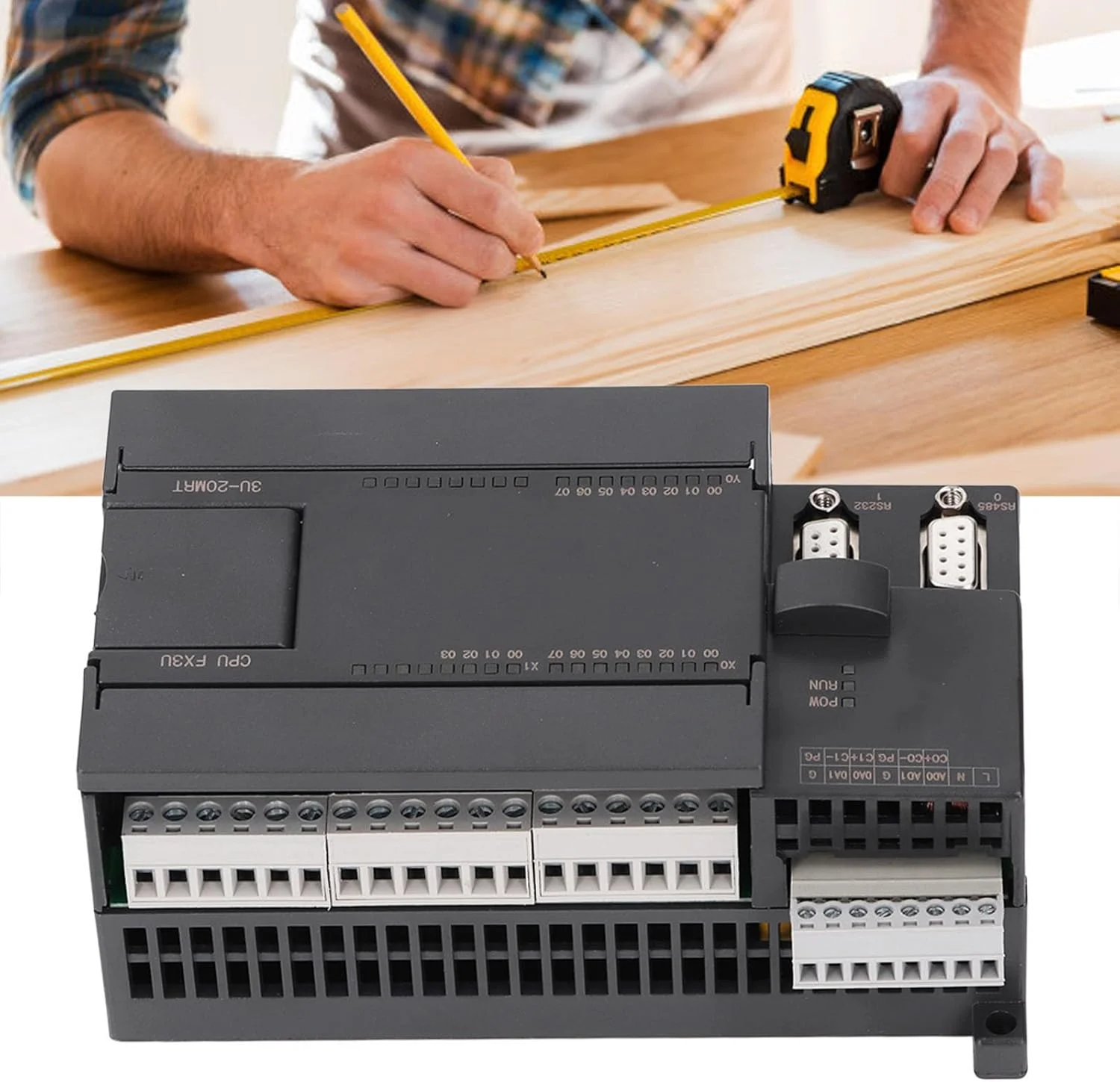 کنترلر منطقی قابل برنامه ریزی Luocute با پردازنده تراشه 32 بیتی، برد کنترل PLC با 12 ورودی و 8 خروجی رله، شمارنده ساعت 2 طرفه 60K پورت 232 و 485 کنترلر منطقی قابل برنامه ریزی Luocute با پردازنده تراشه 32 بیتی، برد کنترل PLC با 12 ورودی و 8 خروجی رله، شمارنده ساعت 2 طرفه 60K پورت 232 و 485