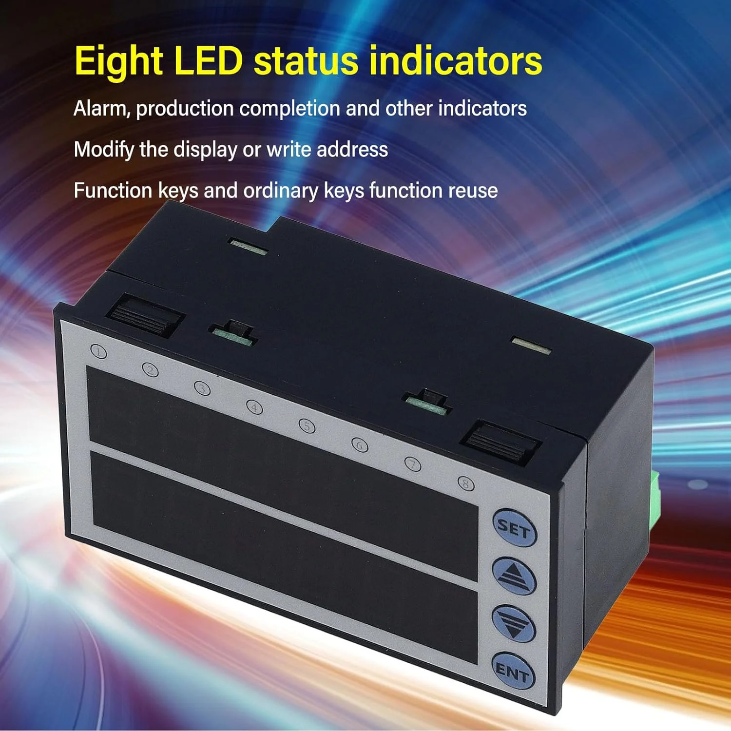 نمایشگر متن PLC HMI FX2N 10MR Cryfokt، مینی PLC با قابلیت اتصال و پخش، کنترلر منطقی قابل برنامه ریزی با نمایشگر، همراه با کابل دانلود USB به TTL، 8 نشانگر وضعیت LED نمایشگر متن PLC HMI FX2N 10MR Cryfokt، مینی PLC با قابلیت اتصال و پخش، کنترلر منطقی قابل برنامه ریزی با نمایشگر، همراه با کابل دانلود USB به TTL، 8 نشانگر وضعیت LED