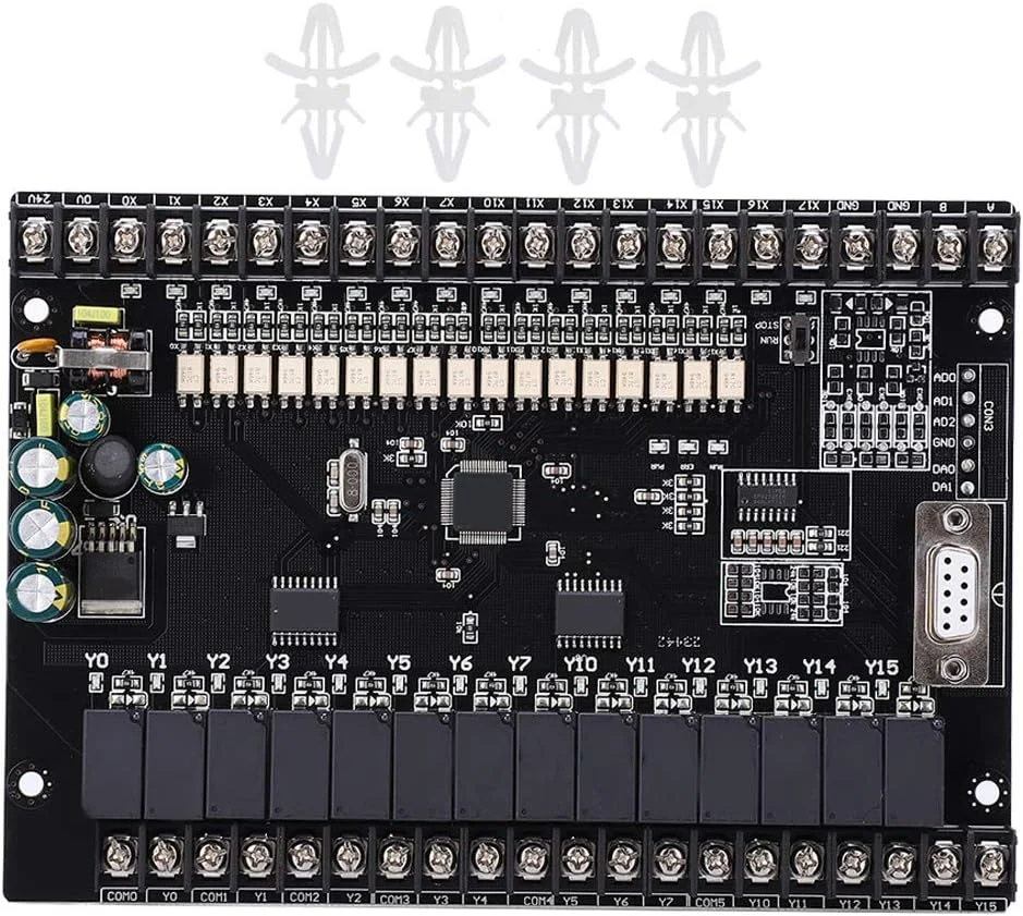 کنترلر PLC مدل FX1N-30MR با خروجی رله 24 ولت DC و ستون های ثابت، برد کنترل منطقی قابل برنامه ریزی صنعتی برای موتور، دما و فشار کنترلر PLC مدل FX1N-30MR با خروجی رله 24 ولت DC و ستون های ثابت، برد کنترل منطقی قابل برنامه ریزی صنعتی برای موتور، دما و فشار
