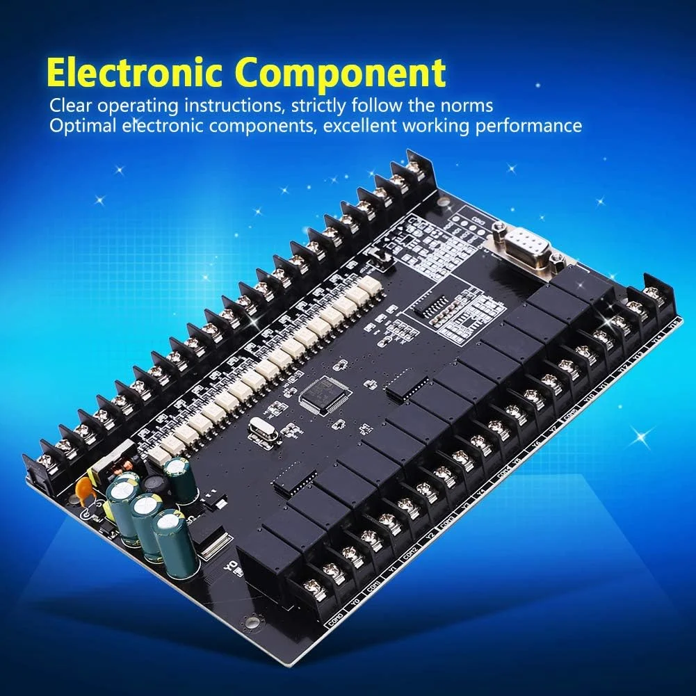 کنترلر PLC مدل FX1N-30MR با خروجی رله 24 ولت DC و ستون های ثابت، برد کنترل منطقی قابل برنامه ریزی صنعتی برای موتور، دما و فشار کنترلر PLC مدل FX1N-30MR با خروجی رله 24 ولت DC و ستون های ثابت، برد کنترل منطقی قابل برنامه ریزی صنعتی برای موتور، دما و فشار