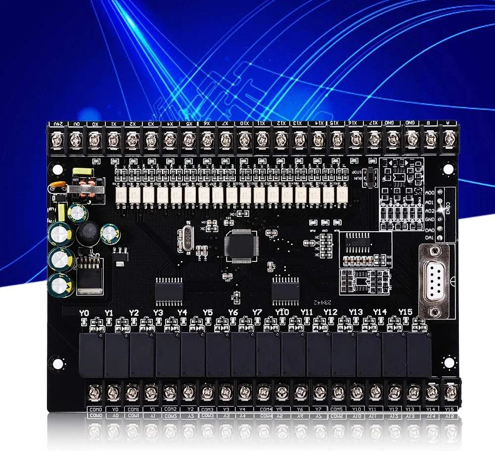 کنترلر PLC مدل FX1N-30MR با خروجی رله 24 ولت DC و ستون های ثابت، برد کنترل منطقی قابل برنامه ریزی صنعتی برای موتور، دما و فشار کنترلر PLC مدل FX1N-30MR با خروجی رله 24 ولت DC و ستون های ثابت، برد کنترل منطقی قابل برنامه ریزی صنعتی برای موتور، دما و فشار